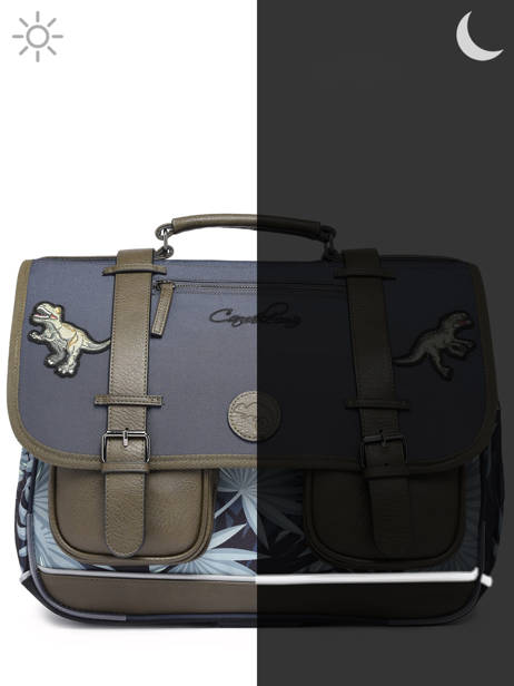 Satchel 3 Compartments Cameleon Gray vintage urban PBVBCA41 other view 8