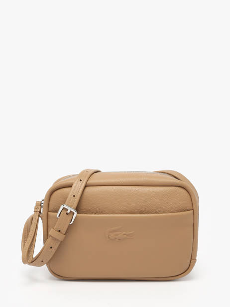 Sac Bandoulière City Court Cuir Lacoste Beige city court NF4506IE
