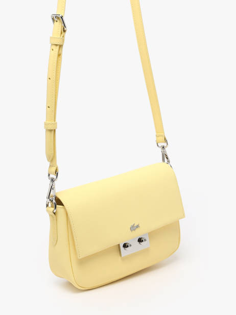 Shoulder Bag Daily City Lacoste Yellow daily city NF4757DZ other view 2