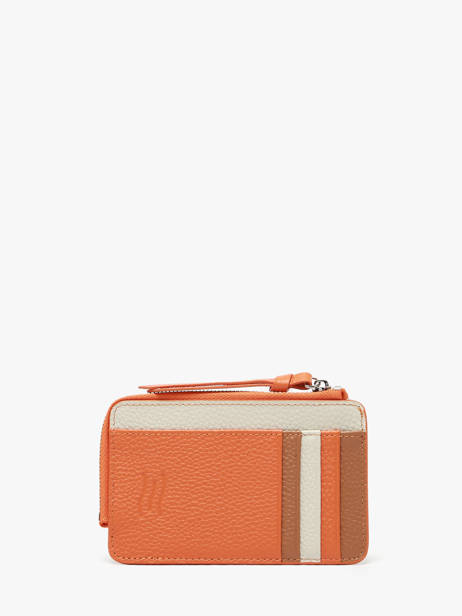 Card Holder Leather Crinkles Multicolor caviar 14318C