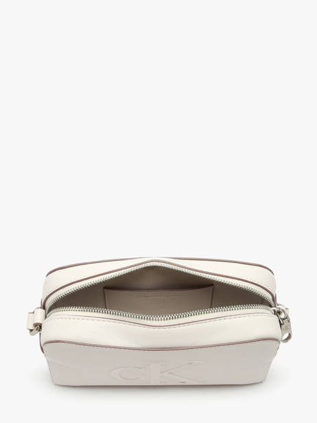 Sac BandouliÃ¨re Sculpted Calvin klein jeans Beige sculpted 4K3036G vue secondaire 3