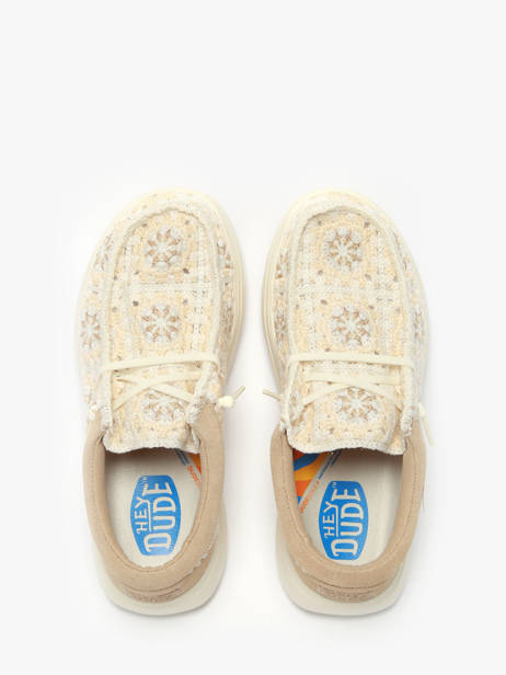 Moccasins Wendy Comf Cottage Hey dude Beige women 43728 other view 4