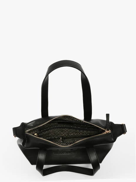 Sac Porté épaule Logo Lulu castagnette Noir logo YVRAC vue secondaire 3