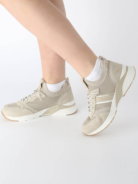 Sneakers Mustang Beige women 1358321 other view 1