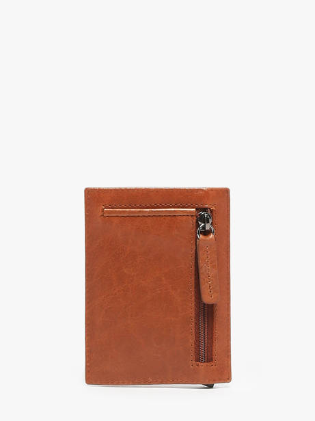 Card Holder Leather Maverick Brown rough gear MAVRG061 other view 2