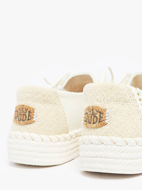 Mocassins Hey dude Beige women 43681 vue secondaire 3