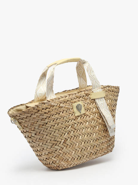 Shopping Bag Estival Straw Le voyage en panier Beige estival PM848 other view 2