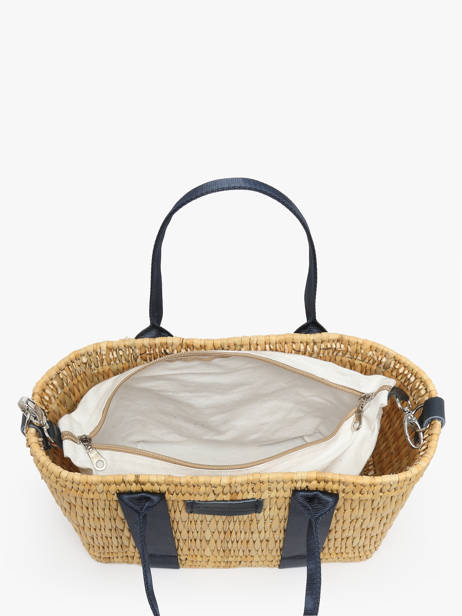 Handbag Estival Straw Le voyage en panier Blue estival PM779 other view 3