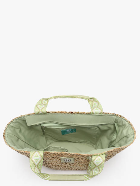 Shopping Bag Estival Straw Le voyage en panier Green estival PM848 other view 3