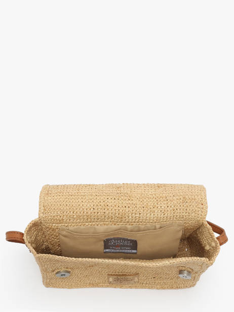 Shoulder Bag L'atelier Du Crochet Raphia Le voyage en panier Beige l'atelier du crochet AM803 other view 3