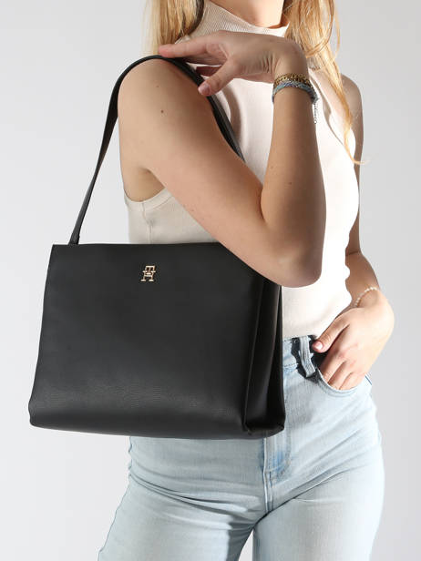 Shoulder Bag Th Legacy Recycled Polyester Tommy hilfiger Black th legacy AW17173 other view 1