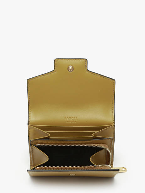 Wallet Leather Lancel Green angele A13161 other view 1
