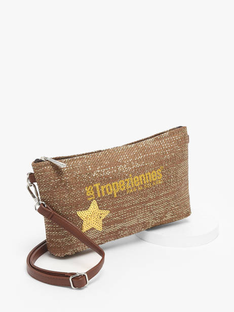 Shoulder Bag Panama Paper Les tropeziennes Brown panama TZ02 other view 2
