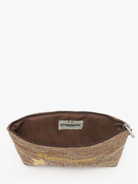 Shoulder Bag Panama Paper Les tropeziennes Brown panama TZ02 other view 3
