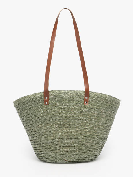 Sac Porté épaule Milos Paille Les tropeziennes Vert milos TZ01 vue secondaire 4