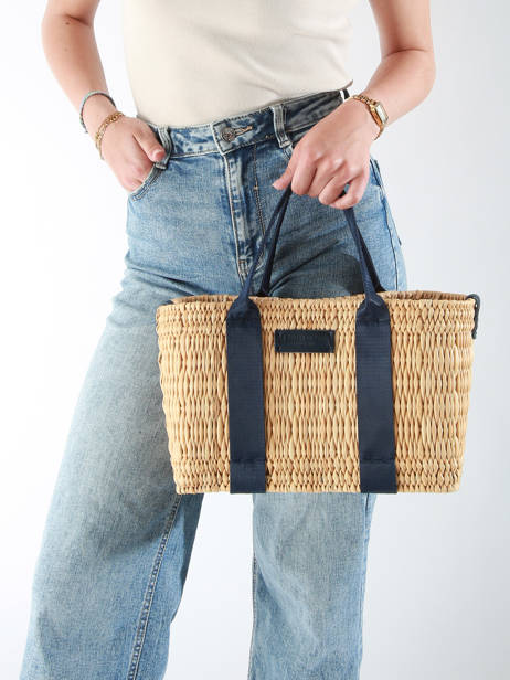 Handbag Estival Straw Le voyage en panier Blue estival PM779 other view 1