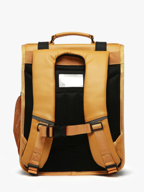 Sac Ã  Dos Vintage North 2 Compartiments Cameleon Jaune vintage north SD39 vue secondaire 4