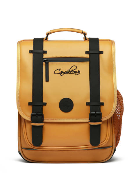 Sac Ã  Dos Vintage North 2 Compartiments Cameleon Jaune vintage north SD39 vue secondaire 6