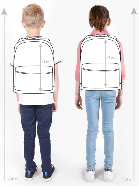 2-compartment Backpack Tann's Blue les fantaisies f 63325 other view 1