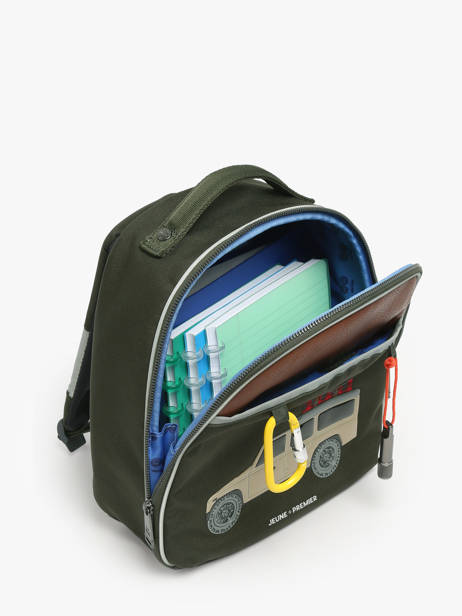 1 Compartment Backpack Jeune premier Green daydream boys B other view 2