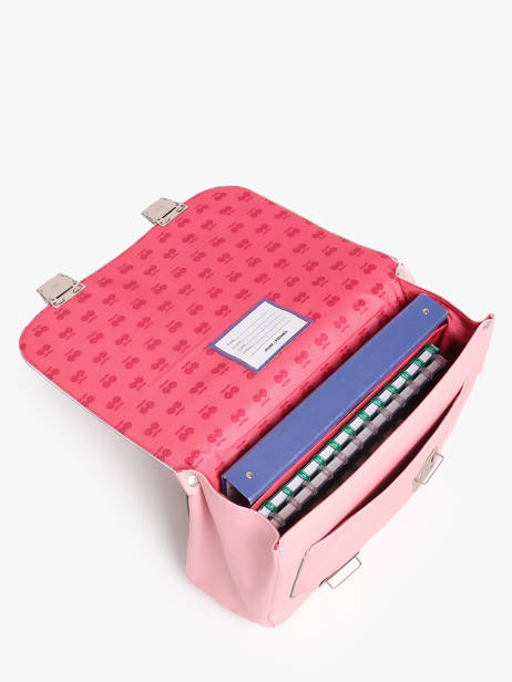 2-compartment Satchel Jeune premier Pink classics C other view 3