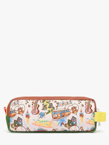 2-compartment Pouch Hello hossy Beige cool kids P
