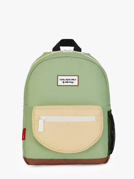 Backpack Hello hossy Green cool kids 5