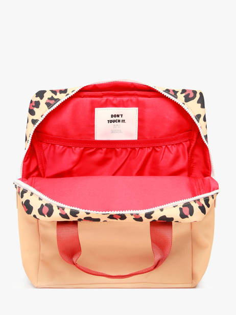 Backpack Hello hossy Beige cool kids PKID other view 3