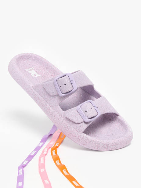 Flip Flops Cacatoes Violet women JESSYGLI other view 2