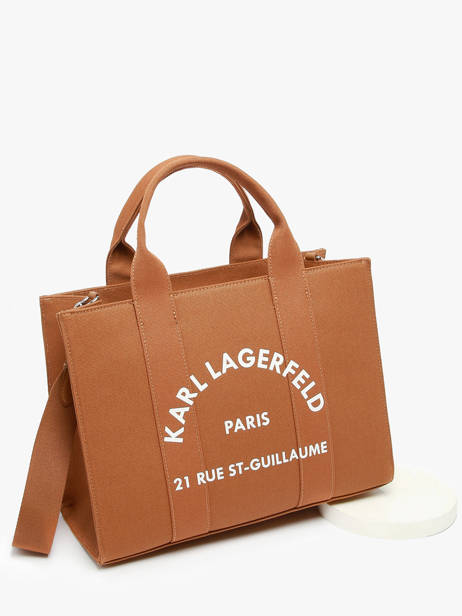 Small Tote Bag Rsg Cotton Karl lagerfeld Brown rsg A1W50010 other view 2