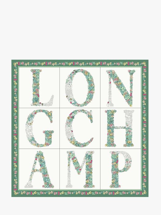 Longchamp Soie gots Scarves Green
