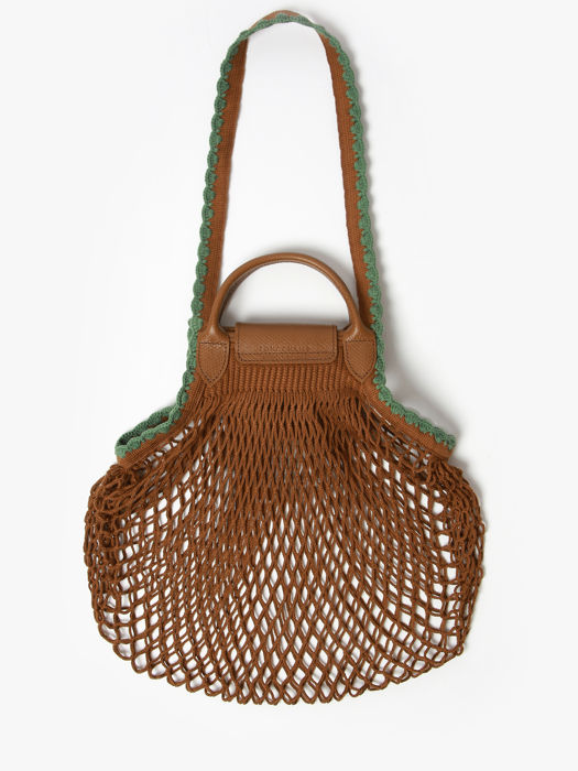 Longchamp Le pliage filet crochet Hobo bag Brown