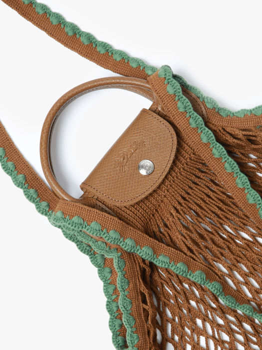 Longchamp Le pliage filet crochet Hobo bag Brown