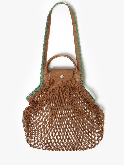 Longchamp Le pliage filet crochet Hobo bag Brown