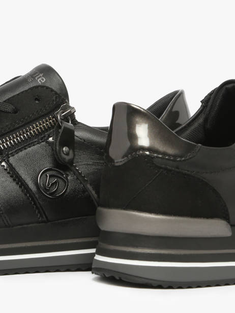 Sneakers In Leather Remonte Black women 4 other view 2