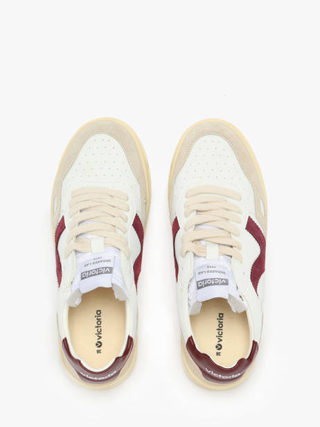 Sneakers In Leather Victoria White women 1257136 other view 3