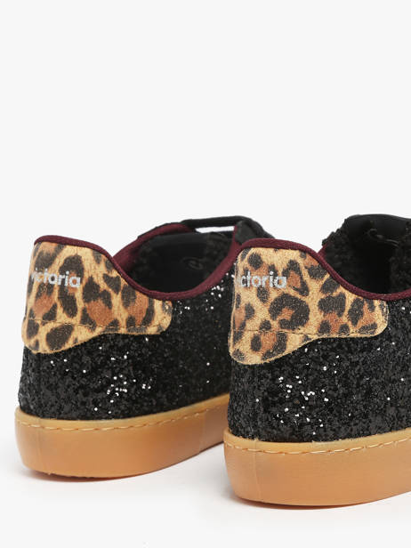 Sneakers In Leather Victoria Black women 1126223 other view 2