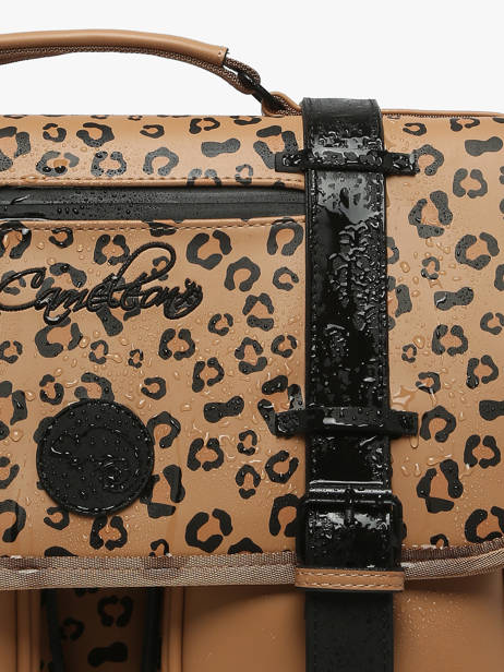 Sac Ã  Dos Vintage North 2 Compartiments Cameleon Marron vintage north SD39 vue secondaire 6