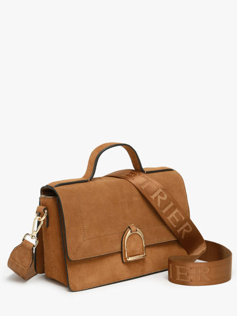 Crossbody Bag Altesse Suede Etrier Brown altesse suede EASU048M other view 1