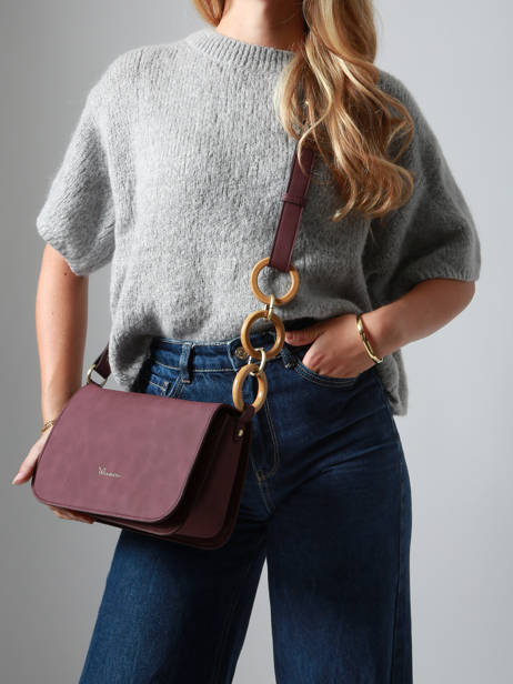 Shoulder Bag Heliconia Woomen Violet heliconia WHEL03 other view 1