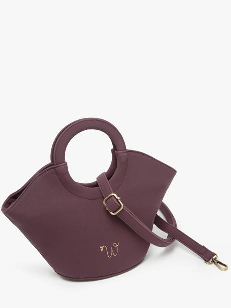 Sac Bandoulière Neflier Woomen Violet neflier WNEF02 vue secondaire 3