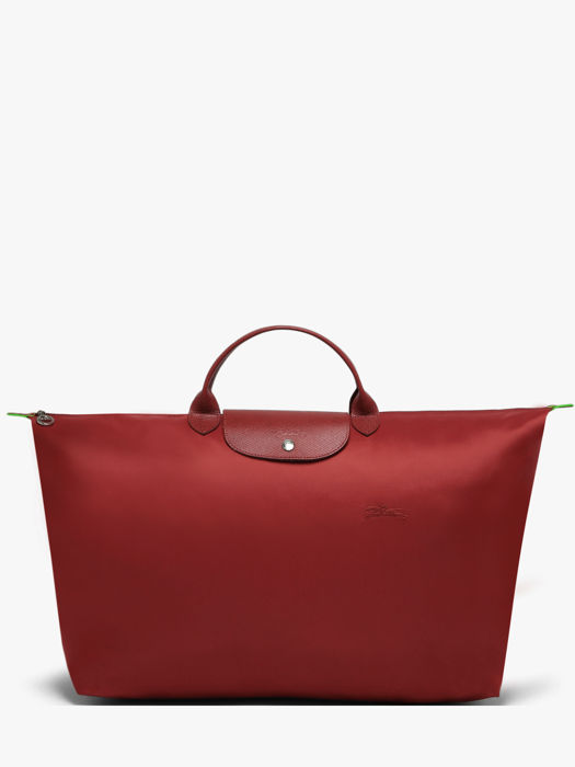 Longchamp Le pliage green Travel bag Red