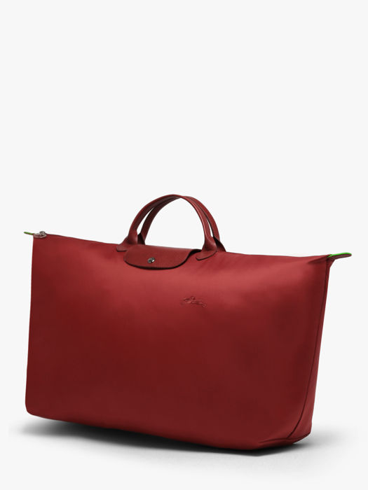 Longchamp Le pliage green Travel bag Red