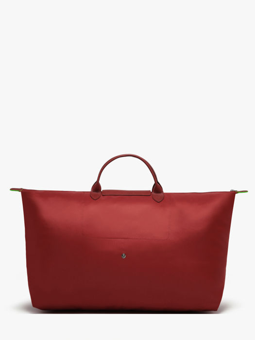 Longchamp Le pliage green Travel bag Red