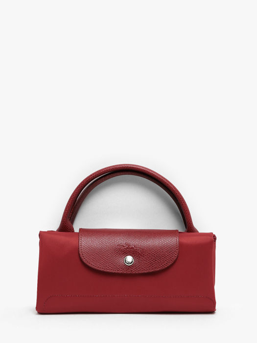 Longchamp Le pliage green Travel bag Red