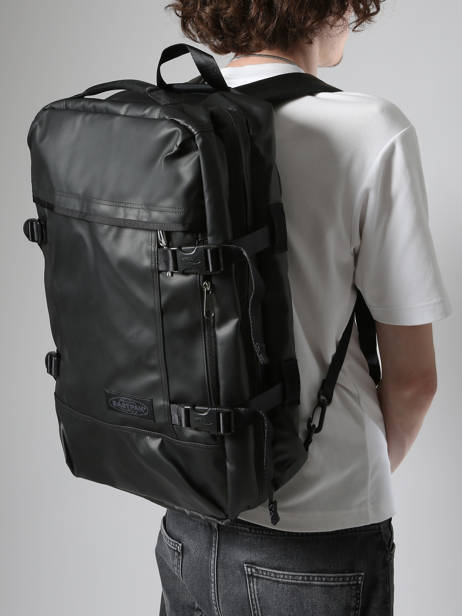 Cabin Duffle Bag Backpack Tarp Eastpak Black tarp EK0A5BBR other view 1