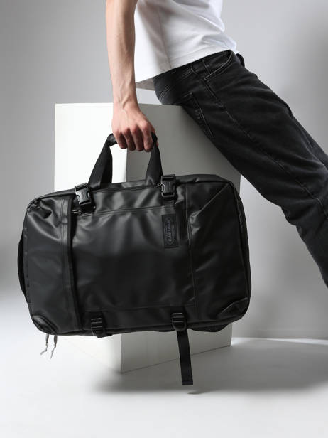 Cabin Duffle Bag Backpack Tarp Eastpak Black tarp EK0A5BBR other view 2
