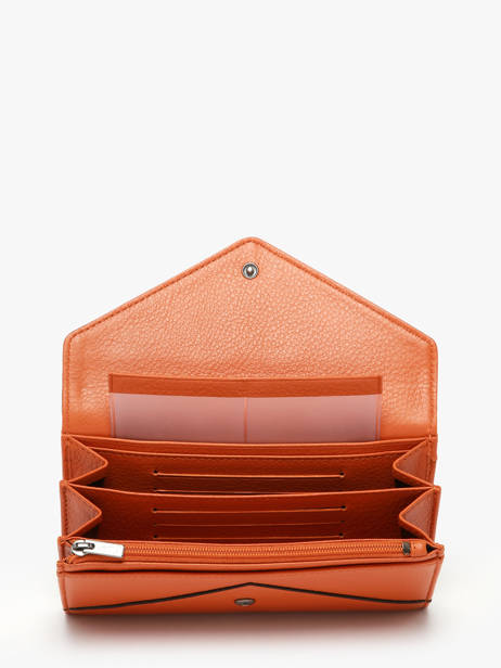 Wallet Leather Yves renard Orange enveloppe 29283 other view 1