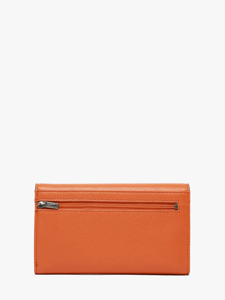 Wallet Leather Yves renard Orange enveloppe 29283 other view 2