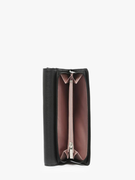 Leather Wallet Foulonné Pia Lancaster Black foulonne pm 22 other view 2